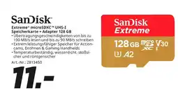 MediaMarkt Sandisk extreme microsdxc uhs-i speicherkarte + adapter Angebot