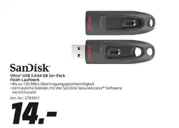 MediaMarkt Sandisk ultra usb 3.0 64 gb 2er-pack flash-laufwerk Angebot