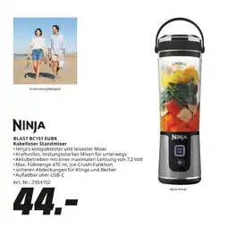MediaMarkt Ninja blast bc151 eubk kabelloser standmixer Angebot