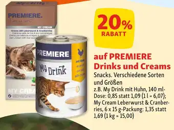Fressnapf Premiere 20% rabatt Angebot