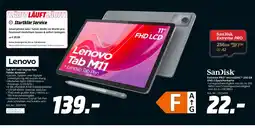 MediaMarkt Lenovo tab m11 mit digital pen tablet android Angebot