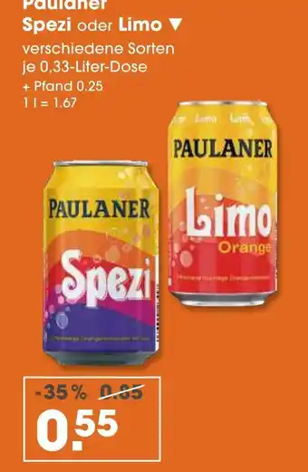 V Markt Paulaner spezi Angebot