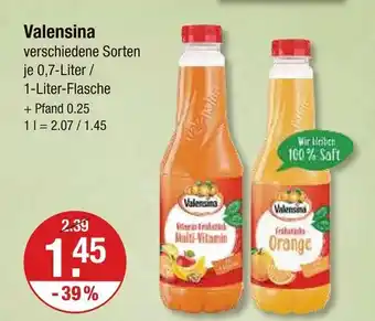 V Markt Valensina vitamis-fruchtade multi-vitamin Angebot