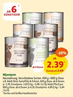Fressnapf Mjamjam nassnahrung Angebot
