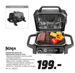 MediaMarkt Ninja woodfire og701 de elektrischer outdoor grill Angebot