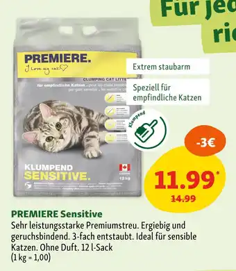 Fressnapf Premiere sensitive Angebot