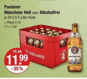 V Markt Paulaner münchner hell Angebot