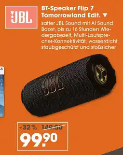 V Markt Jbl bt-speaker flip 7 tomorrowland edit Angebot