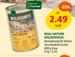 Fressnapf Real nature wilderness pure chicken Angebot