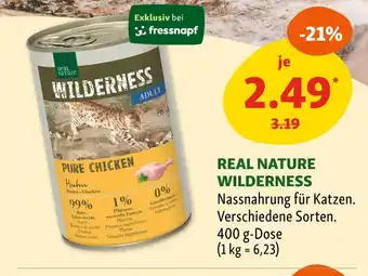 Fressnapf Real nature wilderness pure chicken Angebot