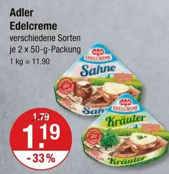 V Markt Adler edelcreme Angebot