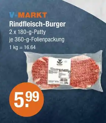 V Markt V-markt rindfleisch-burger Angebot