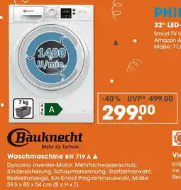 V Markt Bauknecht waschmaschine bw 719 a Angebot