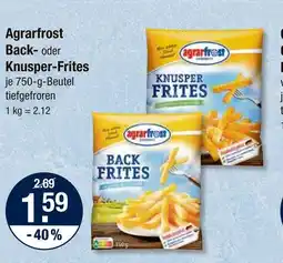 V Markt Agrarfrost back-frites Angebot