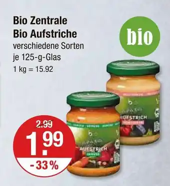 V Markt Bio zentrale bio aufstriche Angebot