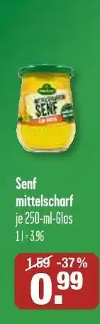 V Markt Senf mittelscharf Angebot