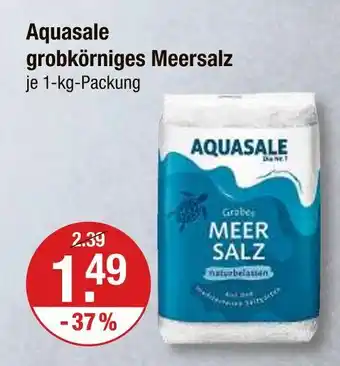 V Markt Aquasale grobes meersalz Angebot