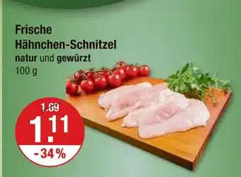 V Markt Frische hähnchen-schnitzel Angebot