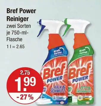 V Markt Bref power reiniger kalk & schmutz Angebot