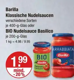 V Markt Barilla klassische nudelsaucen Angebot