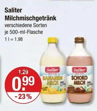 V Markt Saliter bananen milch Angebot