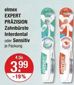 V Markt Elmex expert präzision zahnbürste interdental Angebot