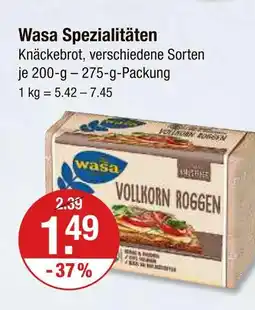 V Markt Wasa spezialitäten Angebot