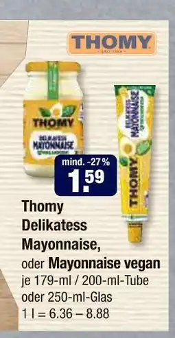V Markt Thomy delikatess mayonnaise Angebot