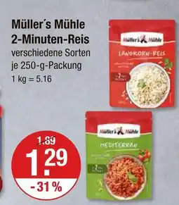 V Markt Müller’s mühle 2-minuten-reis Angebot
