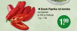 V Markt Snack paprika rot kernlos Angebot
