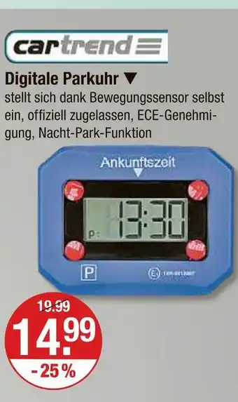 V Markt Cartrend digitale parkuhr Angebot