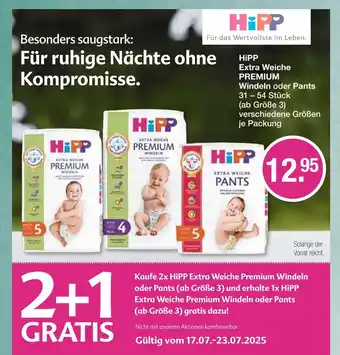 V Markt Hipp extra weiche premium windeln Angebot
