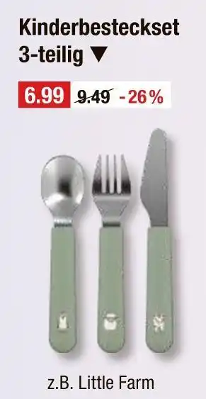 V Markt Little farm kinderbesteckset Angebot