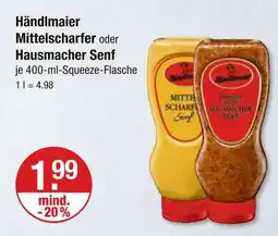 V Markt Händlmaier mittelscharfer senf Angebot