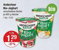 V Markt Andechser bio-joghurt Angebot