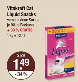 V Markt Vitakraft cat liquid snacks Angebot
