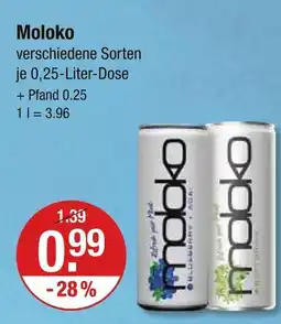 V Markt Moloko verschiedene sorten Angebot