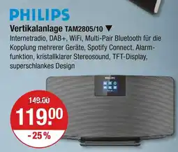 V Markt Philips vertikalanlage tam2805/10 Angebot