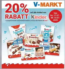 V Markt Kinder 20% rabatt Angebot