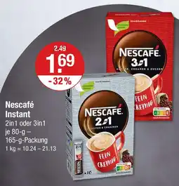 V Markt Nescafé instant 2in1 Angebot
