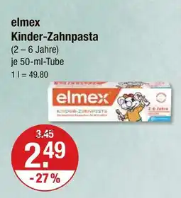 V Markt Elmex kinder-zahnpasta Angebot