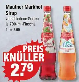 V Markt Mautner markhof sirup Angebot