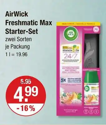 V Markt Airwick freshmatic max starter-set Angebot
