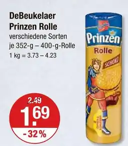 V Markt Debeukelaer prinzen rolle Angebot