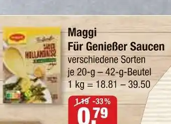 V Markt Maggi für genießer saucen Angebot
