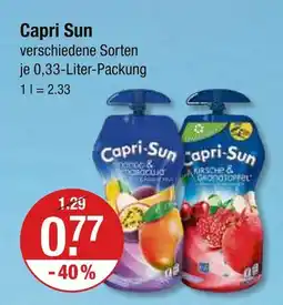 V Markt Capri sun verschiedene sorten Angebot