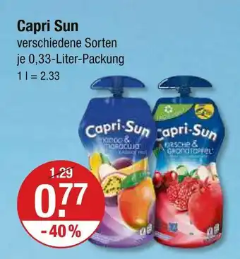 V Markt Capri sun verschiedene sorten Angebot