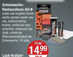 V Markt Quixx scheinwerfer-restaurations-kit Angebot