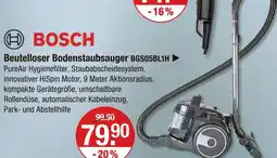 V Markt Bosch beutelloser bodenstaubsauger Angebot