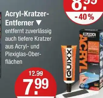 V Markt Quixx acryl-kratzer-entferner Angebot